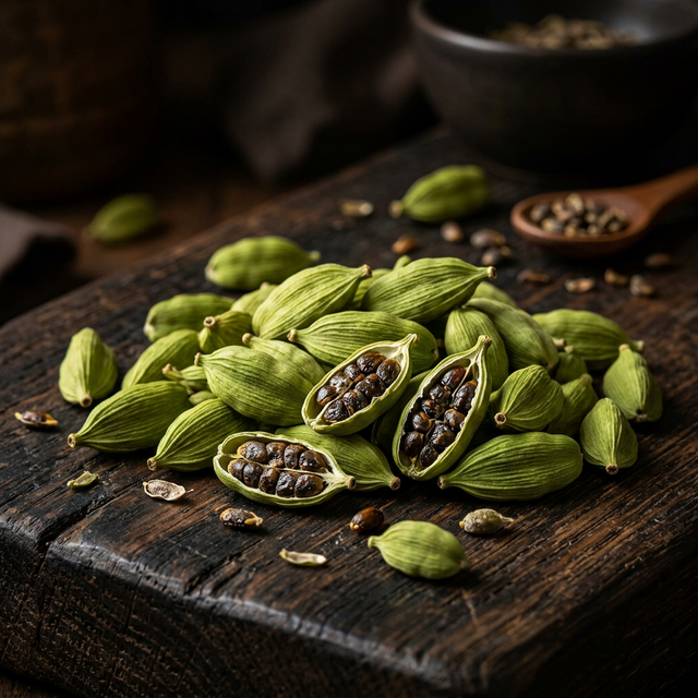 Green Cardamom 7mm+ Grade